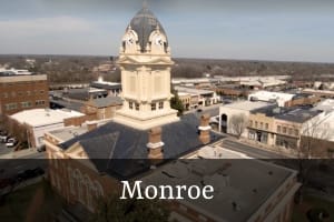 monroe location of queen city